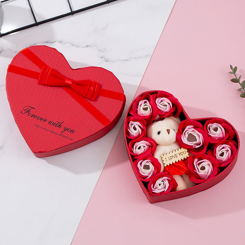 Valentine Surprise Teddy Box