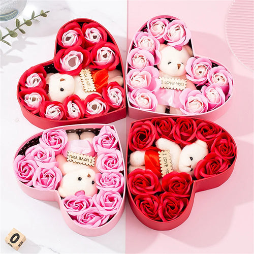 Valentine Surprise Teddy Box